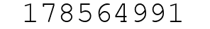 Number 178564991.