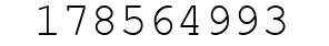 Number 178564993.