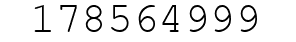 Number 178564999.