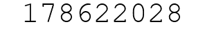 Number 178622028.