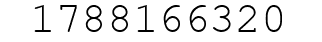 Number 1788166320.