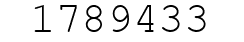 Number 1789433.