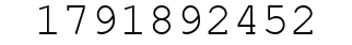 Number 1791892452.