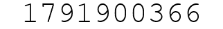 Number 1791900366.