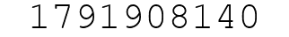 Number 1791908140.