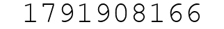 Number 1791908166.
