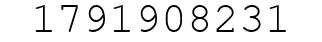 Number 1791908231.