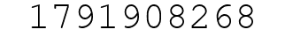 Number 1791908268.