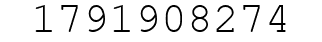 Number 1791908274.