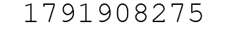 Number 1791908275.