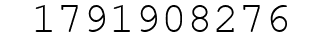 Number 1791908276.