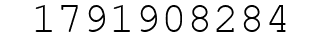 Number 1791908284.