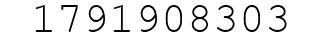 Number 1791908303.