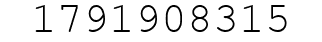 Number 1791908315.