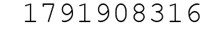 Number 1791908316.