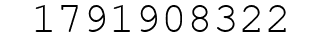 Number 1791908322.