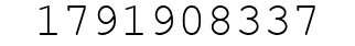 Number 1791908337.