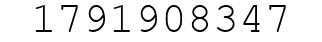 Number 1791908347.