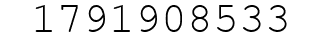 Number 1791908533.