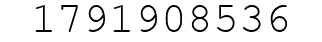 Number 1791908536.