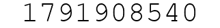Number 1791908540.