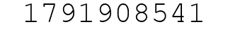 Number 1791908541.