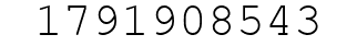 Number 1791908543.
