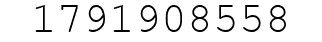 Number 1791908558.