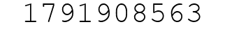 Number 1791908563.