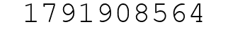 Number 1791908564.