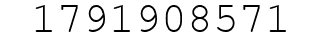Number 1791908571.