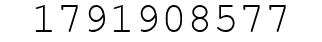 Number 1791908577.