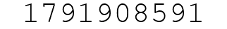 Number 1791908591.