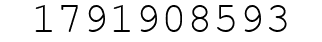 Number 1791908593.