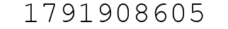 Number 1791908605.