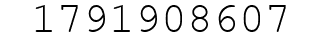 Number 1791908607.