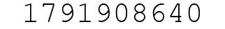 Number 1791908640.