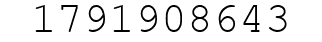 Number 1791908643.