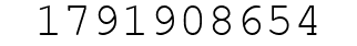 Number 1791908654.
