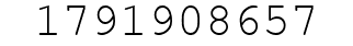Number 1791908657.