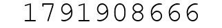 Number 1791908666.