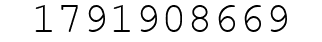 Number 1791908669.