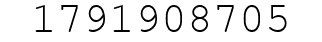 Number 1791908705.
