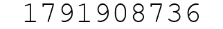 Number 1791908736.
