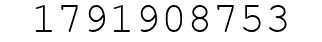 Number 1791908753.