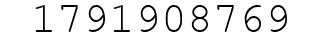 Number 1791908769.