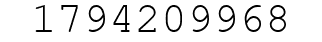 Number 1794209968.