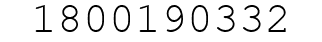 Number 1800190332.