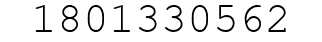 Number 1801330562.