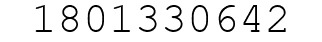 Number 1801330642.